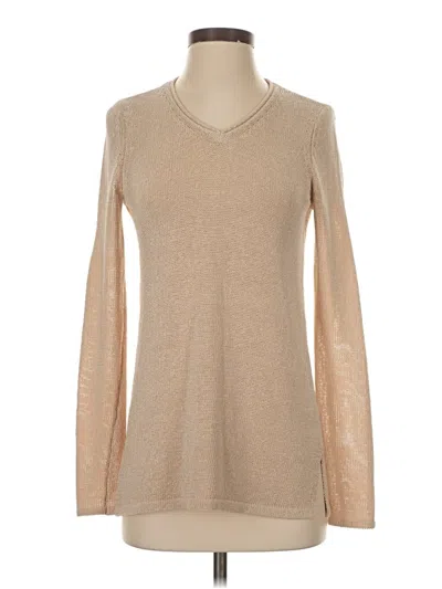 Pre-owned J. Mclaughlin Pullover Sweater In Brown