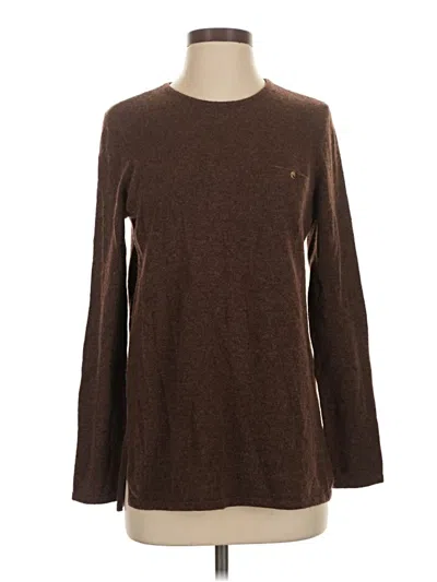 Pre-owned J. Mclaughlin Pullover Sweater In Brown