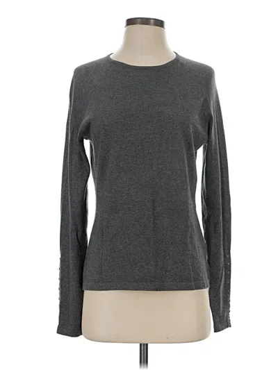 Pre-owned J. Mclaughlin Pullover Sweater In Gray