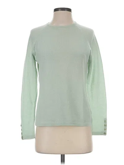 Pre-owned J. Mclaughlin Pullover Sweater In Green