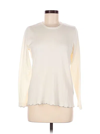 Pre-owned J. Mclaughlin Pullover Sweater In Ivory