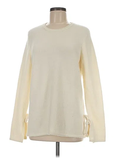 Pre-owned J. Mclaughlin Pullover Sweater In Ivory