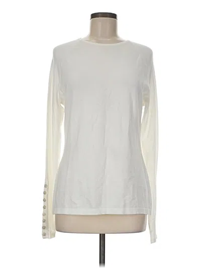 Pre-owned J. Mclaughlin Pullover Sweater In Ivory