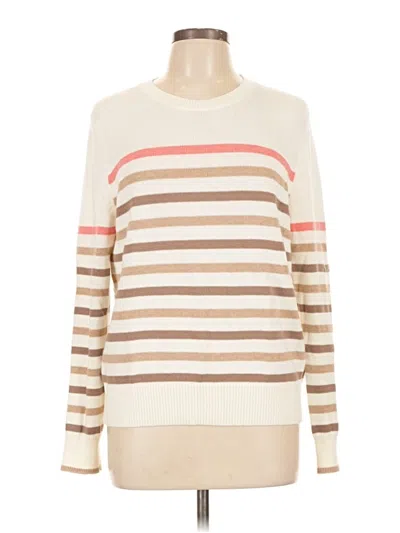 Pre-owned J. Mclaughlin Pullover Sweater In Ivory