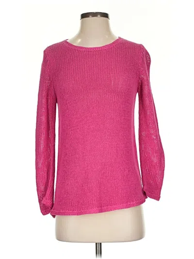 Pre-owned J. Mclaughlin Pullover Sweater In Pink