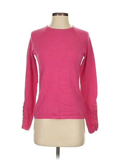 Pre-owned J. Mclaughlin Pullover Sweater In Pink