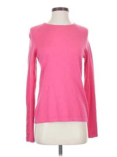 Pre-owned J. Mclaughlin Pullover Sweater In Pink