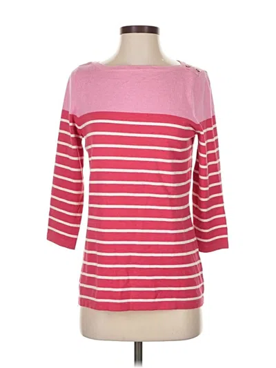 Pre-owned J. Mclaughlin Pullover Sweater In Pink