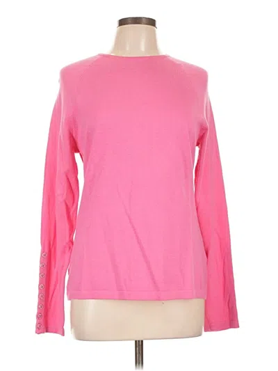 Pre-owned J. Mclaughlin Pullover Sweater In Pink