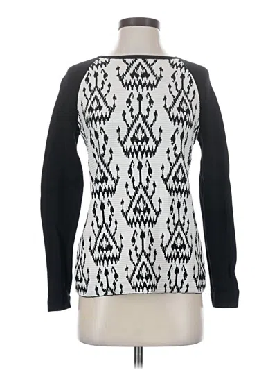 Pre-owned J. Mclaughlin Pullover Sweater In Silver