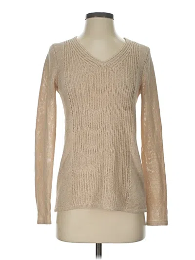 Pre-owned J. Mclaughlin Pullover Sweater In Tan