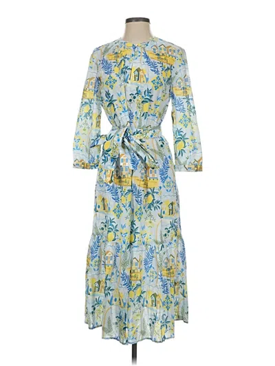 Pre-owned J. Mclaughlin Raincoat In Blue