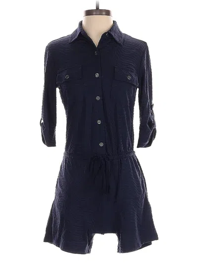 Pre-owned J. Mclaughlin Romper In Blue