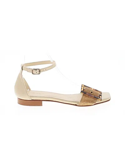 Pre-owned J. Mclaughlin Sandals In Gold