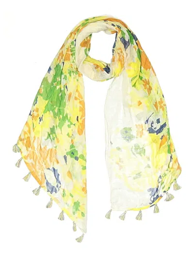 Pre-owned J. Mclaughlin Scarf In Yellow