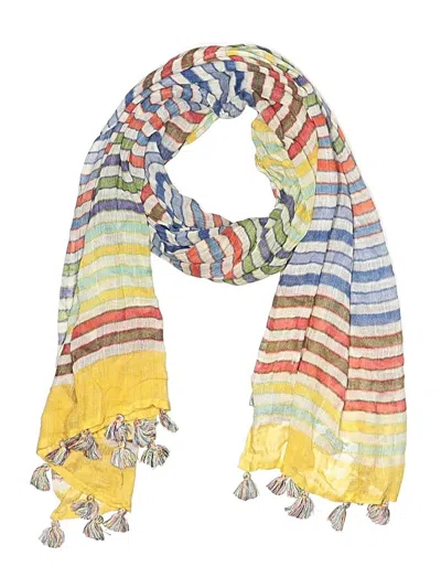 Pre-owned J. Mclaughlin Scarf In Yellow