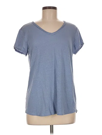 Pre-owned J. Mclaughlin Short Sleeve T-shirt In Blue