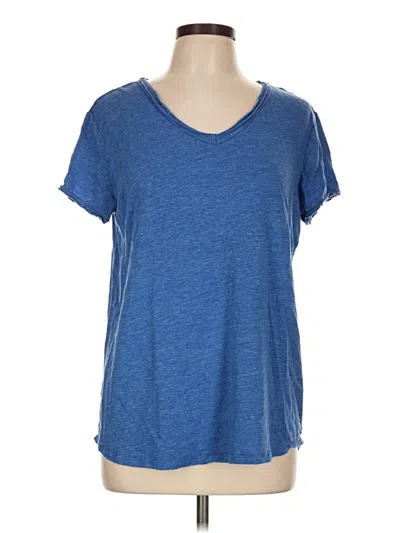 Pre-owned J. Mclaughlin Short Sleeve T-shirt In Blue
