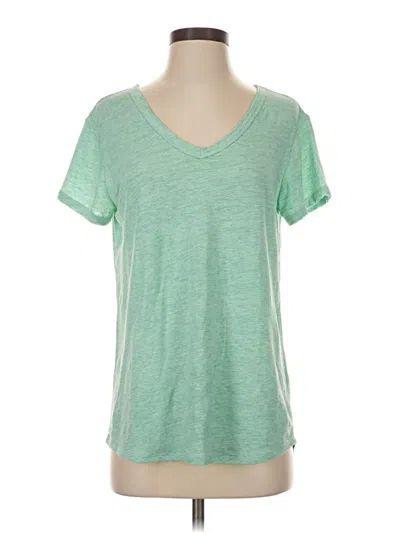 Pre-owned J. Mclaughlin Short Sleeve T-shirt In Green
