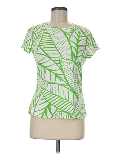 Pre-owned J. Mclaughlin Short Sleeve T-shirt In Green