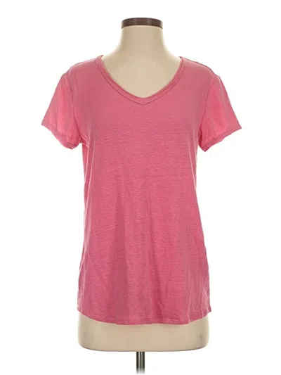 Pre-owned J. Mclaughlin Short Sleeve T-shirt In Pink