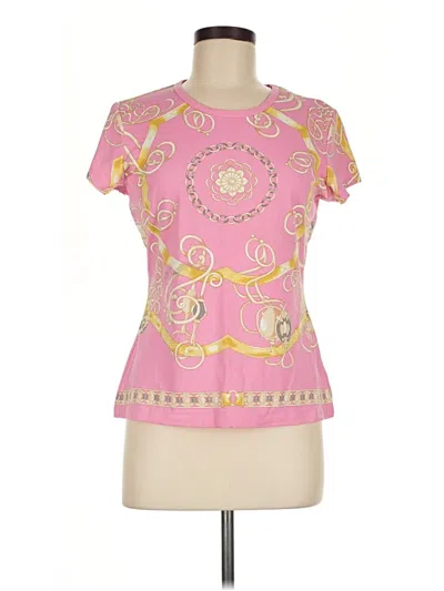 Pre-owned J. Mclaughlin Short Sleeve T-shirt In Pink