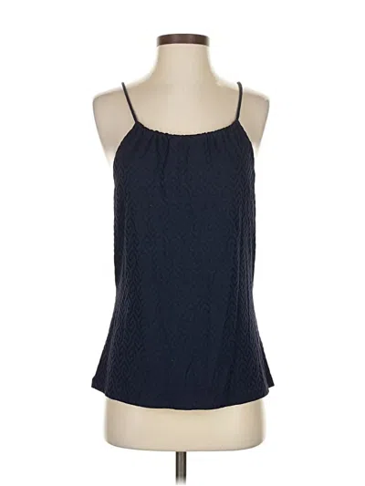 Pre-owned J. Mclaughlin Sleeveless Blouse In Blue