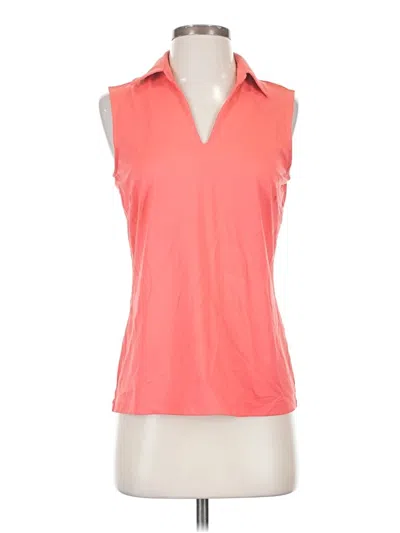 Pre-owned J. Mclaughlin Sleeveless Blouse In Orange
