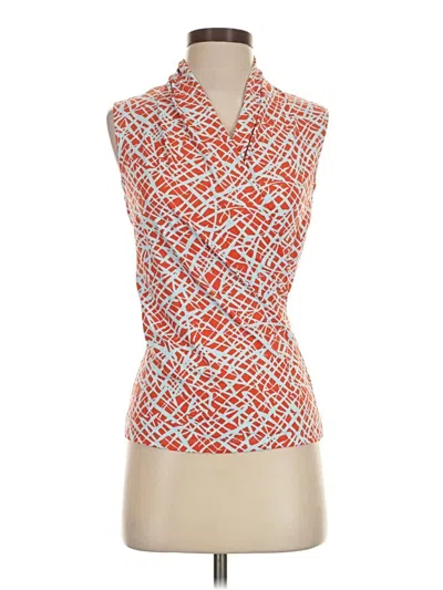 Pre-owned J. Mclaughlin Sleeveless Blouse In Orange