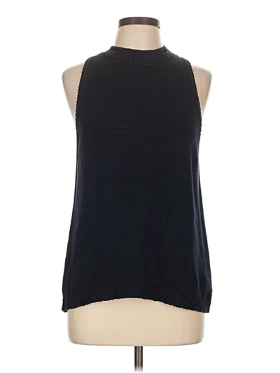 Pre-owned J. Mclaughlin Sleeveless T-shirt In Black