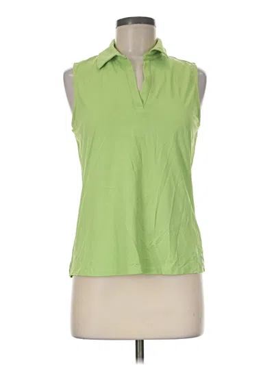 Pre-owned J. Mclaughlin Sleeveless T-shirt In Green