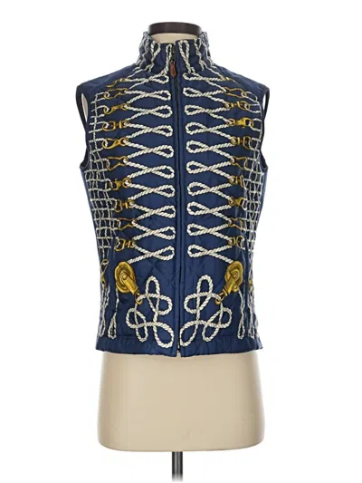 Pre-owned J. Mclaughlin Sweater Vest In Blue