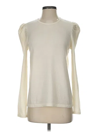 Pre-owned J. Mclaughlin Sweatshirt In Ivory