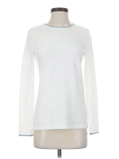 Pre-owned J. Mclaughlin Sweatshirt In White