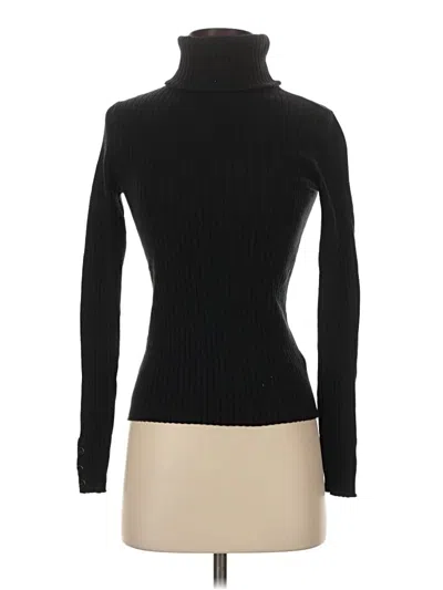 Pre-owned J. Mclaughlin Turtleneck Sweater In Black