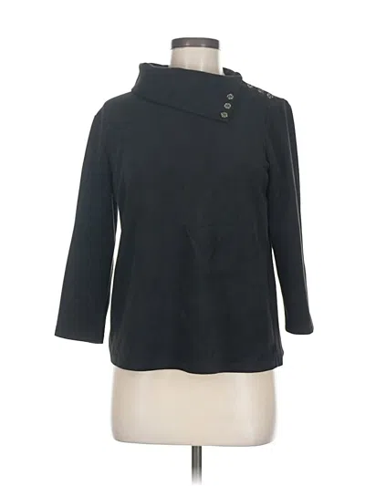 Pre-owned J. Mclaughlin Turtleneck Sweater In Black