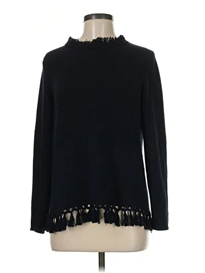 Pre-owned J. Mclaughlin Turtleneck Sweater In Black