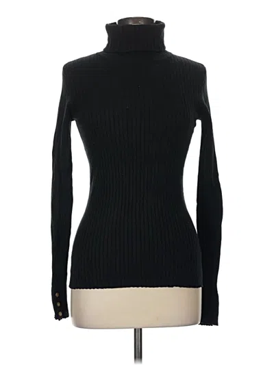 Pre-owned J. Mclaughlin Turtleneck Sweater In Black