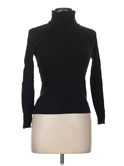 Pre-owned J. Mclaughlin Turtleneck Sweater In Black