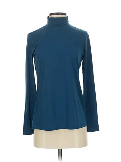 Pre-owned J. Mclaughlin Turtleneck Sweater In Blue