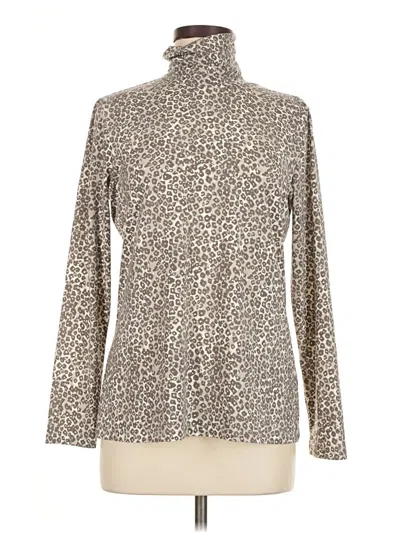 Pre-owned J. Mclaughlin Turtleneck Sweater In Brown