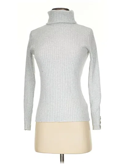 Pre-owned J. Mclaughlin Turtleneck Sweater In Gray