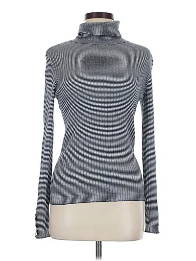 Pre-owned J. Mclaughlin Turtleneck Sweater In Gray