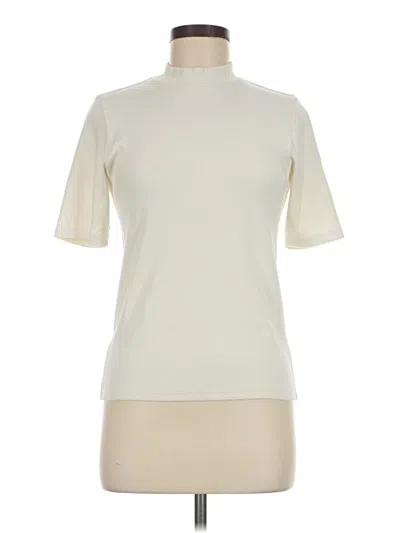 Pre-owned J. Mclaughlin Turtleneck Sweater In Ivory