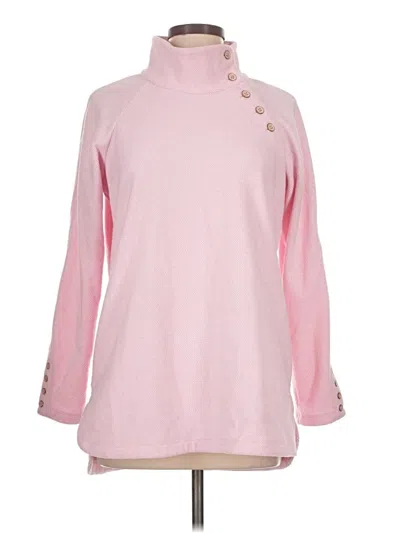 Pre-owned J. Mclaughlin Turtleneck Sweater In Pink