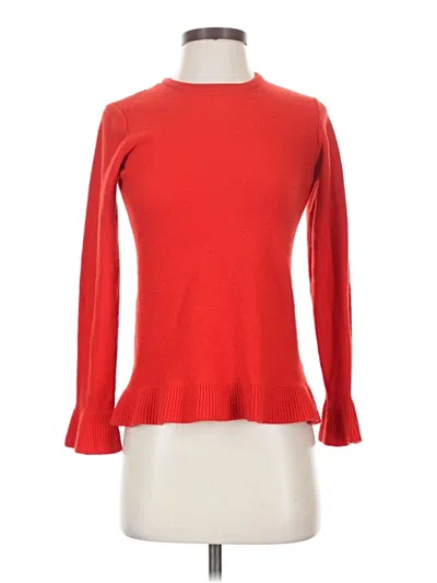 Pre-owned J. Mclaughlin Turtleneck Sweater In Red