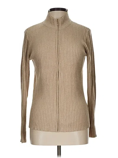 Pre-owned J. Mclaughlin Turtleneck Sweater In Tan