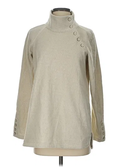 Pre-owned J. Mclaughlin Turtleneck Sweater In Tan