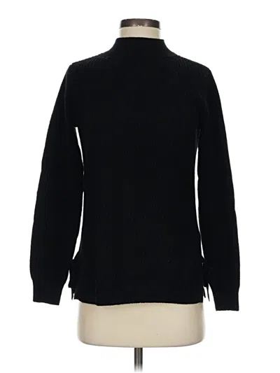 Pre-owned J. Mclaughlin Wool Pullover Sweater In Black