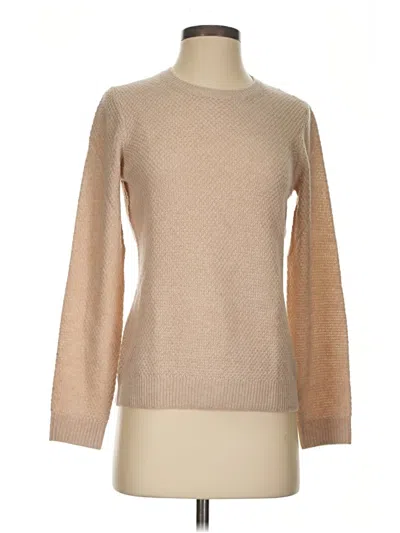 Pre-owned J. Mclaughlin Wool Pullover Sweater In Tan